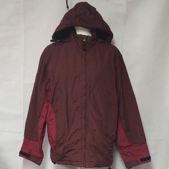 Gap hooded maroon & red lightweight winter… - Picture 2 of 13